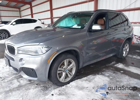 2015 BMW X5 xDrive35I z USA, uszkodzony, nr VIN 5UXKR0C52F0P02141